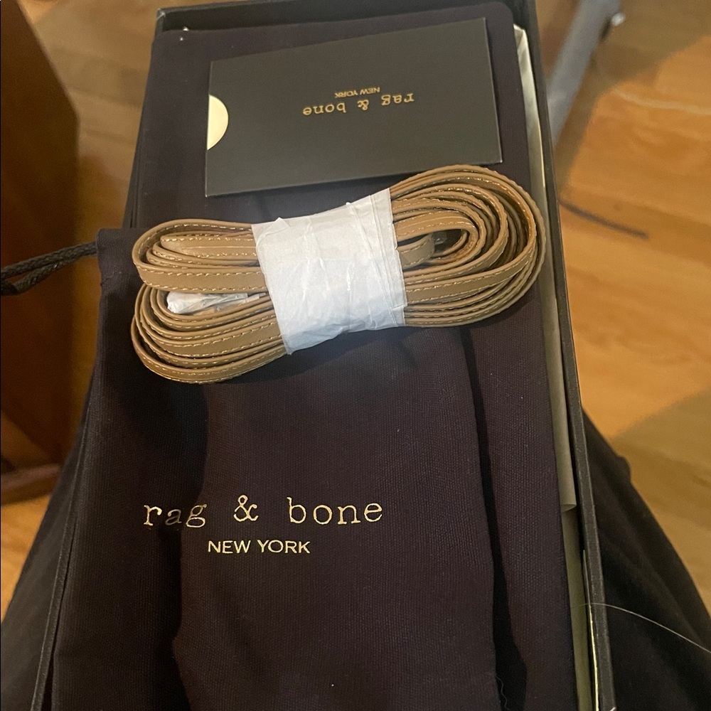 Rag & bone infinity leather or nylon saffron /brown sandals new in box 37 or 7 m - Picture 8 of 10